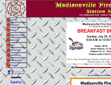 Tablet Screenshot of madisonvillevfd.com